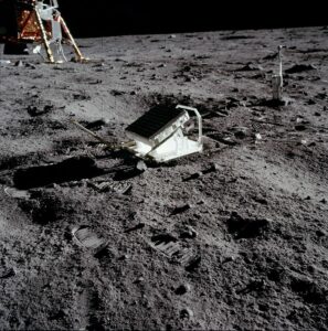 The lunar laser experiments enabled the precise determination of the distance between Earth and the Moon requiring consideration of the effects of relativity.