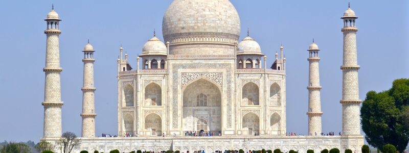 Taj Mahal is a landmark in India. Christian persecution is India has increased markedly over the past few years since the 2014 election of Modi.