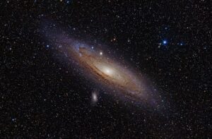 The Andromeda Galaxy is one of the nearer galaxies and one of the few that is actually moving toward us.