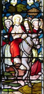 Palm Sunday when Christ rode into Jerusalem on a donkey as the King of the Jews - he would be rejected.