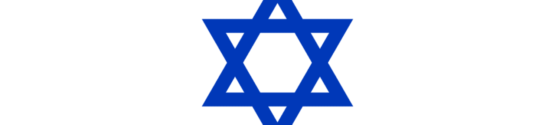 The Israeli Flag of the returned people of Israel.