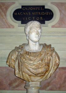 Pompey the Great was a Roman General who fought a civil war with Julius Caesar - and lost.
