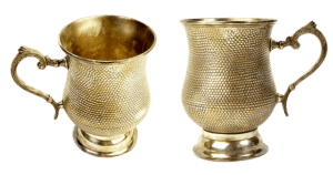 The golden artifacts from the Jerusalem Temple were used by Belshazzar in a drunken party.
