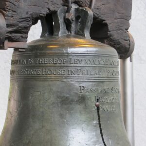 The Liberty Bell in Philadelphia contains the Leviticus phrase concerning the Jubilee.
