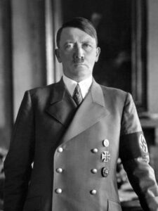 Adolf Hitler was head of the German Socialist Party (NAZI) who was responsible for the slaughter of millions in concentration camps throughout Europe.