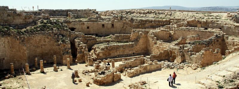 The Herodium was the burial place of Herod the Great.