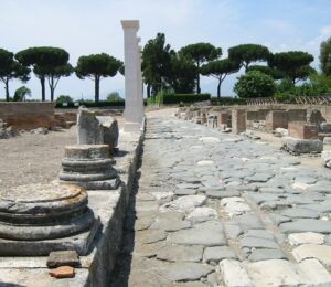 Roman roads allowed the Christian gospel to spread throughout the ancient Roman world.