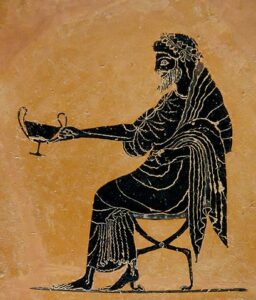 The ancient Greek god Cionysos is credited with turning water into wine.