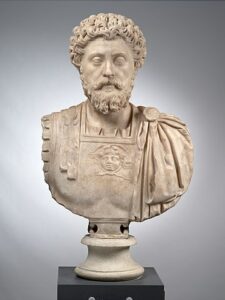 Marcus Aurelius was the last of the Great Emperors after which Rome headed into a slow but steady decline.